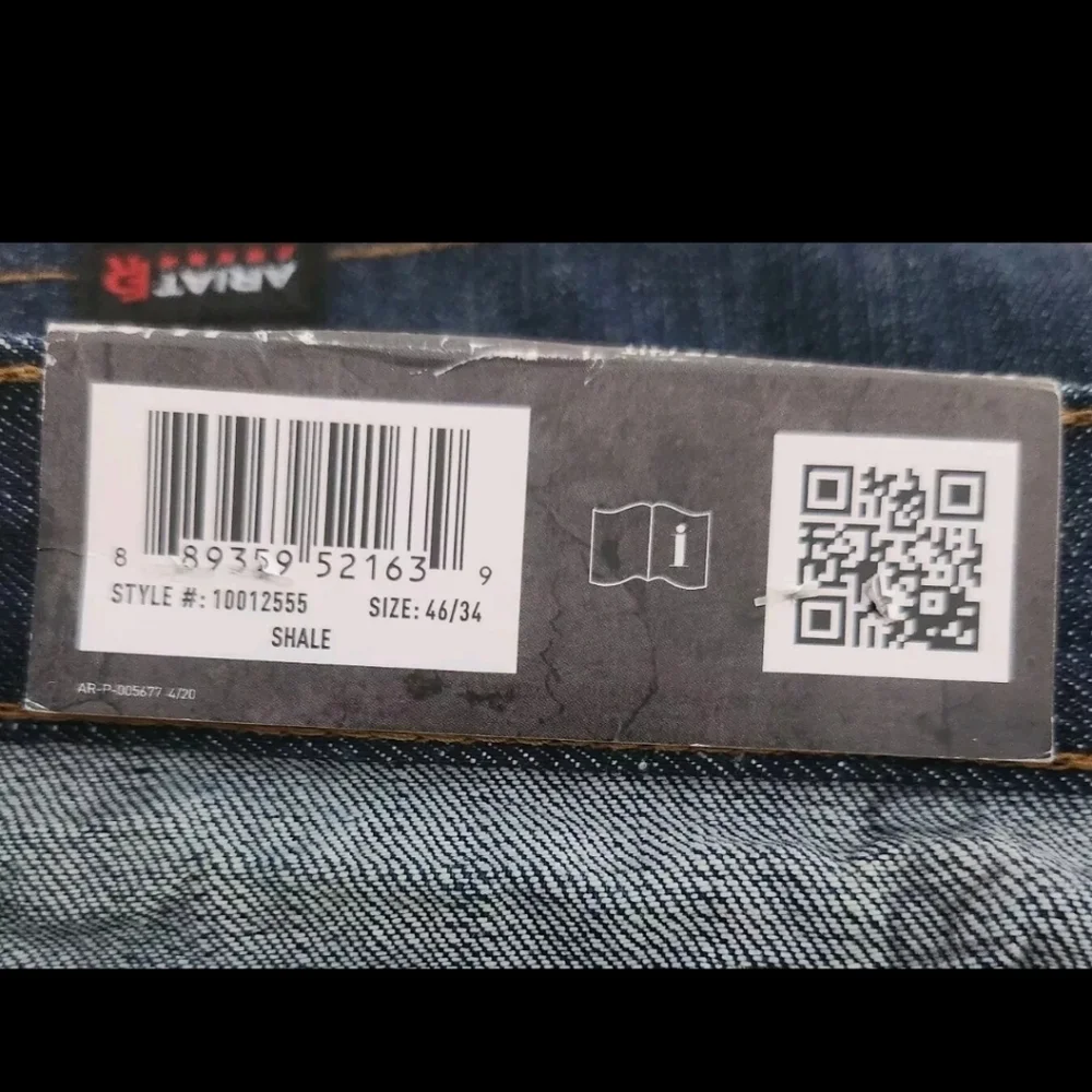 Ariat Work M4 Relaxed Boot Cut FR Flame Resistant Jeans Pants Mens Size 46 34 - Picture 7 of 10